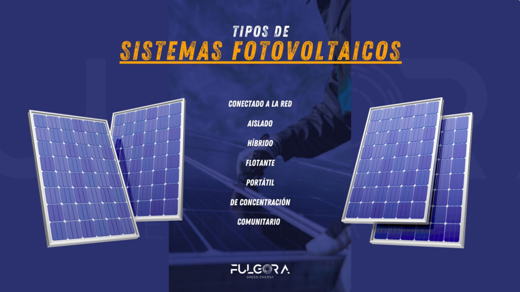 Tipos de sistemas fotovoltaicos ¿Cuándo conviene utilizarlos?